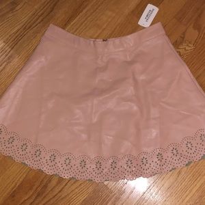 Faux leather skirt NWT